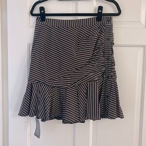 NWT Veronica Beard Striped Skirt
